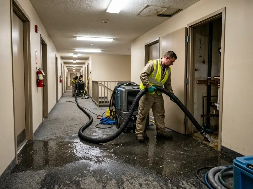 multi-unit-apartment-hallway-f-005 — frequently asked questions, Emergency Burst Pipe Water Extraction & Removal in McColl,…